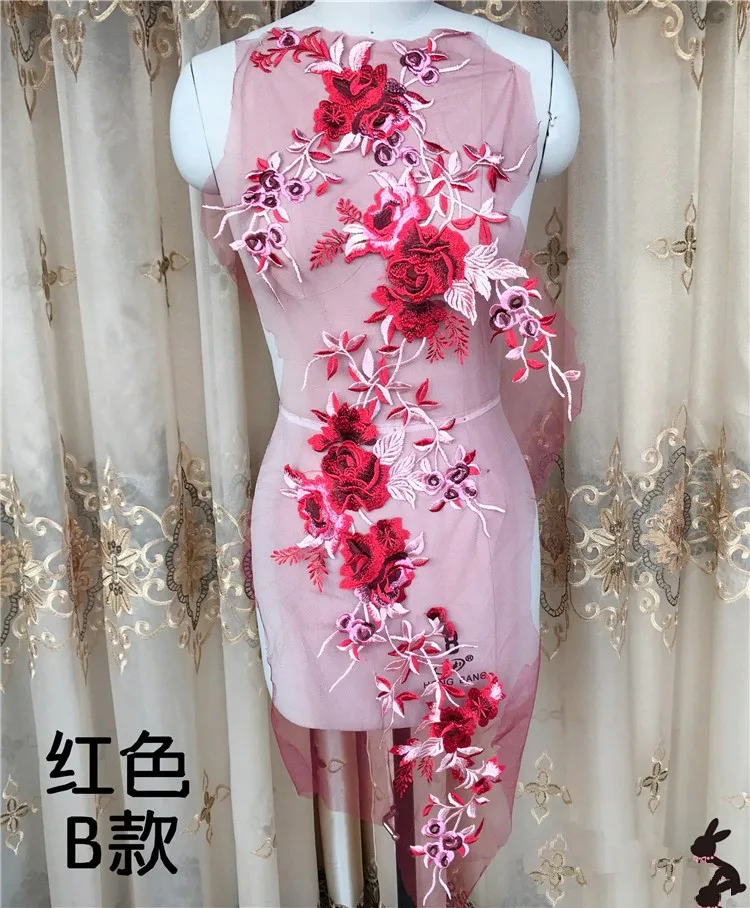 Apliques bordados de flores, parches para ropa, apliques de ropa, parches adhesivos, parches bordados para ropa