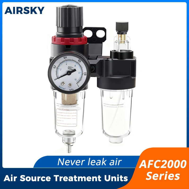 

AFC2000 AFR2000 AL2000 G1/4 Air Compressor Oil Water Separator Filter Pressure Regulator Reducing Valve Pneumatic Parts