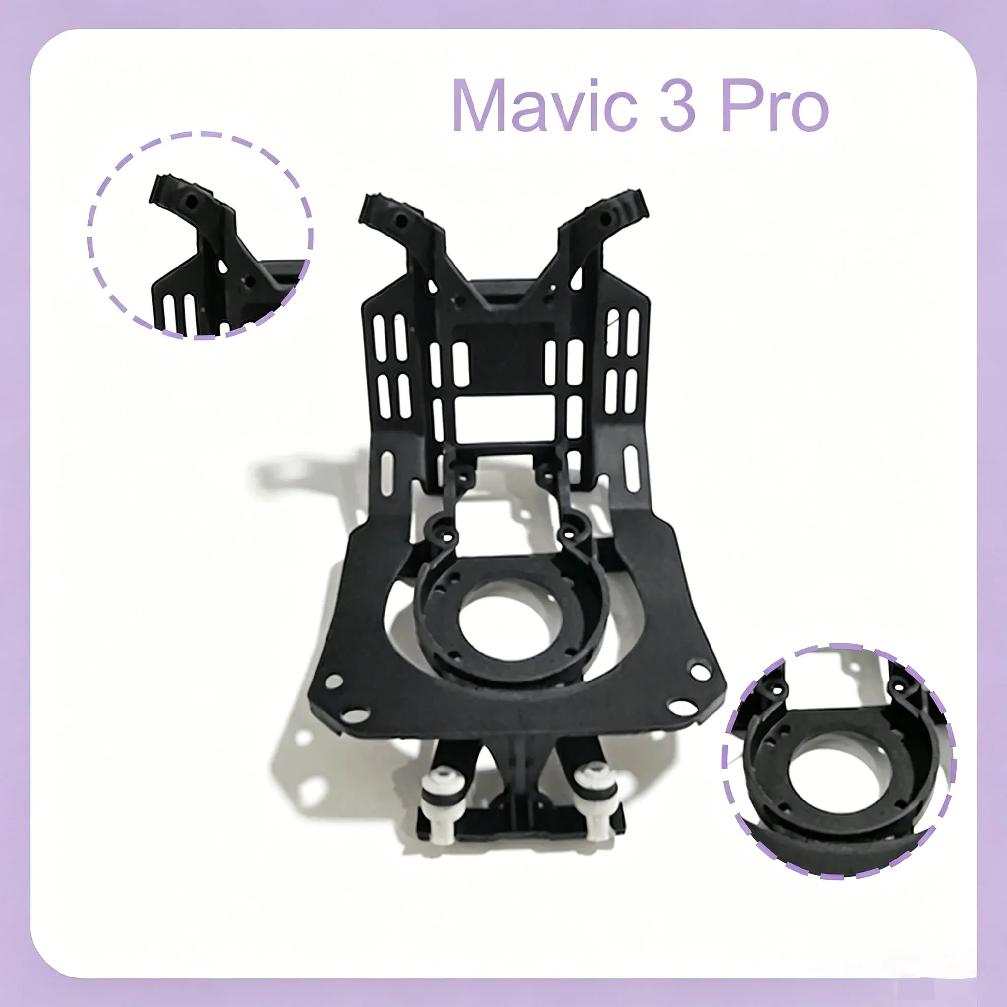 Original Shock Absorption Plate Repair Parts For Mavic 3 Pro Stent Placement Lower Bracket Motor Accessories For Mavic 3 Pro - view 3
