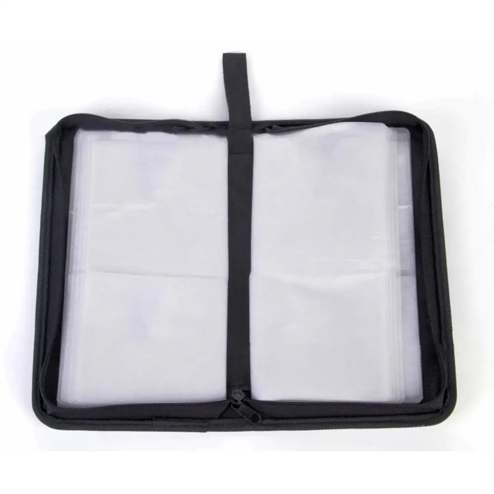 80 sheets Car CD Case Disc Dvd Storage Bag High-capacity Sleeve Holder Storage Box Wallet Box Handbag Organizer With Zipper