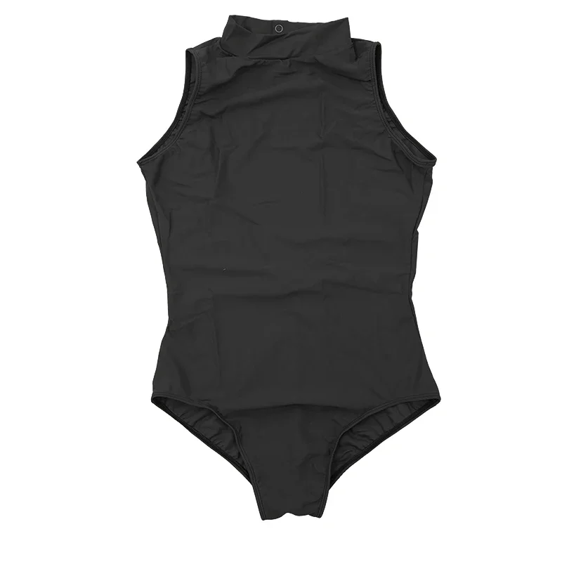 New Adult Deep V-Back High Neck Tank Ballet Leotard Female Dancewear Backless Sleeveless Gymnastics Spandex Bobysuit Yoga Outfit