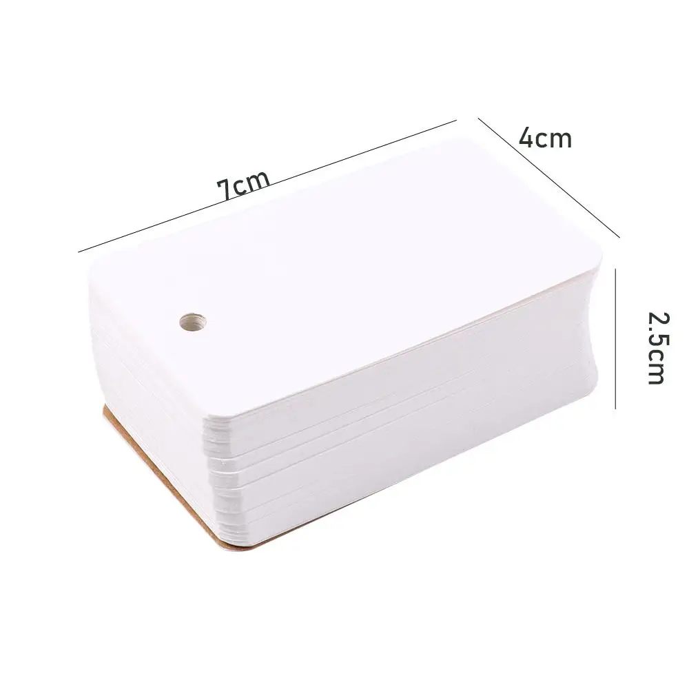 Mini Hard Postcards Punching Writing DIY Blank Card Book Memorizing Cards Diary Book English Word Cards