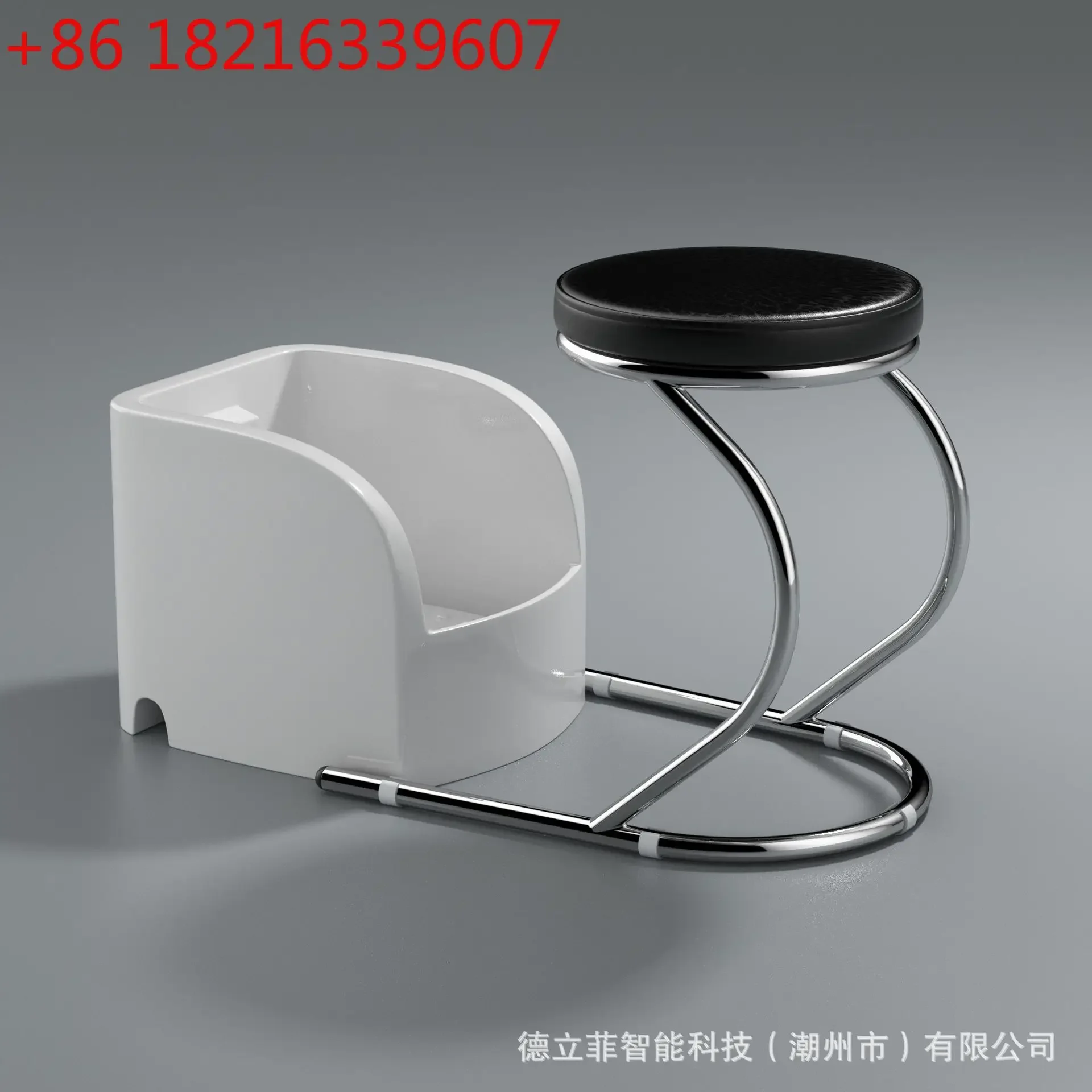 Multifunctional ceramic integrated basin, convenient for washing at home, small clean basin for balcony use