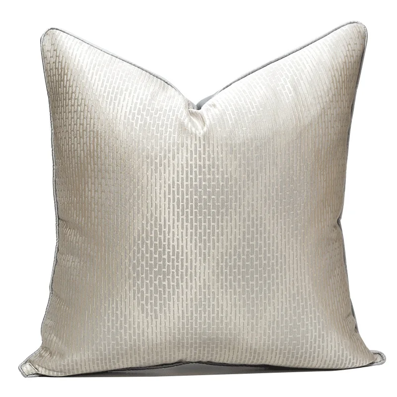 Design Luxury Sofa Cushion Cover Geometric Silver Pillow Cover for Home Hotel Sofa Bedroom Decoration 30x50 45x45 50x50cm