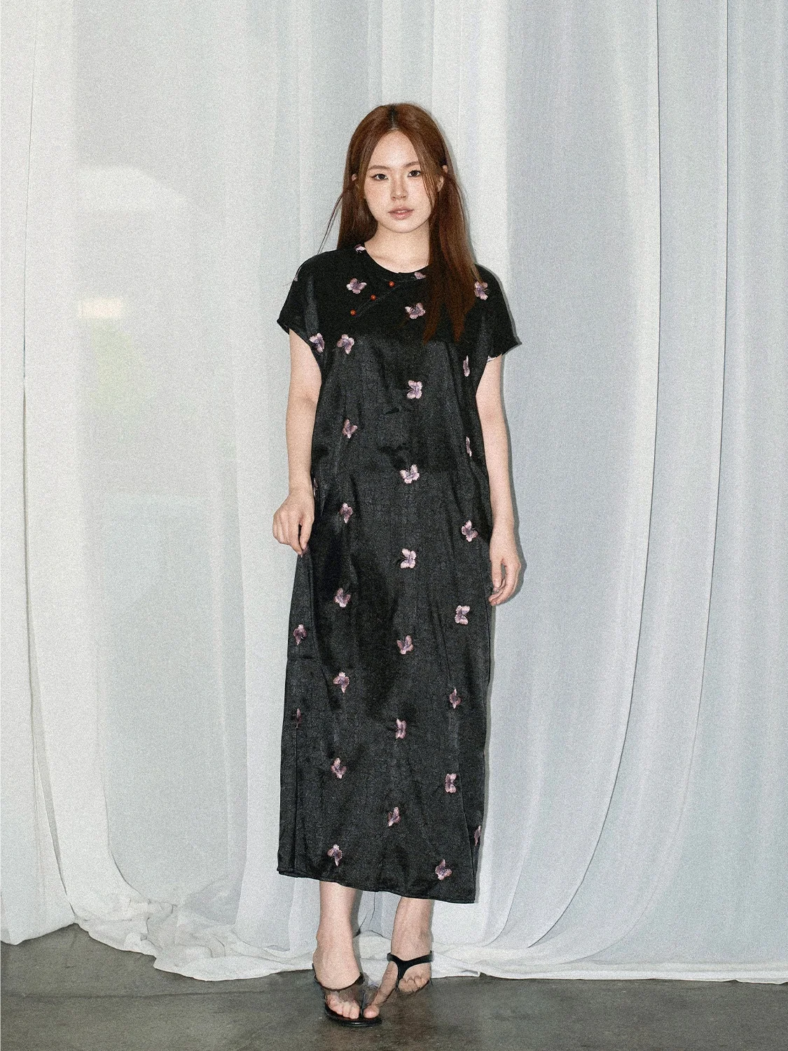 

New Chinese Sle Loose Dr Pattern High Waist A-Line Skirt Ele Faionable Women's Hanfu Long Sve Dr