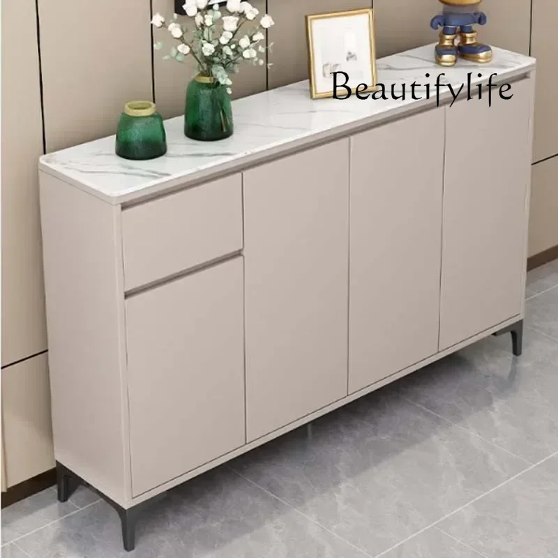 JJ جميلة خزانة خذاء مقاومة للماء متعددة الوظائف الفاخرة المنظم رف الأحذية غرفة المعيشة الحديثة المدى Chaussure أثاث المنزل #4