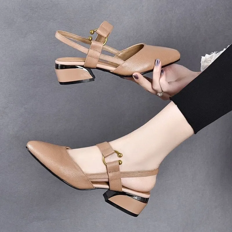 

zapatos de mujer women cute pointed toe brown light weight hollow out high heel shoes lady casual black comfort party shoes ha01