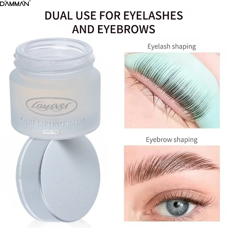 DAMMAN Eyelashes Perming Solid Glue Lash Lift Balm 10g Eyebrow Lifting Curl Eyelashes Extension Fixing Eyelash Perm Pads Makeups