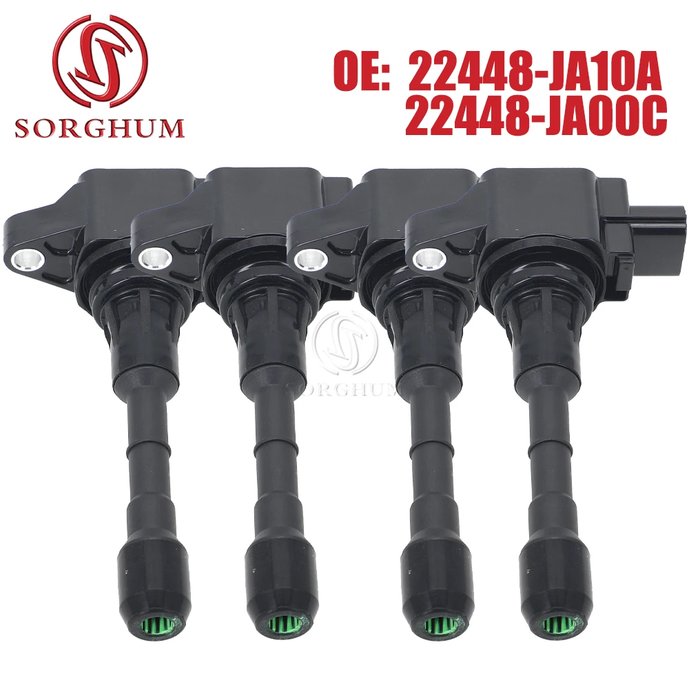 

SORGHUM Ignition Coil for Nissan Altima Maxima Murano Pathfinder Infiniti Q50 Q70 G25 G35 EX35 FX35 QX60 22448JA10A 22448JA10C