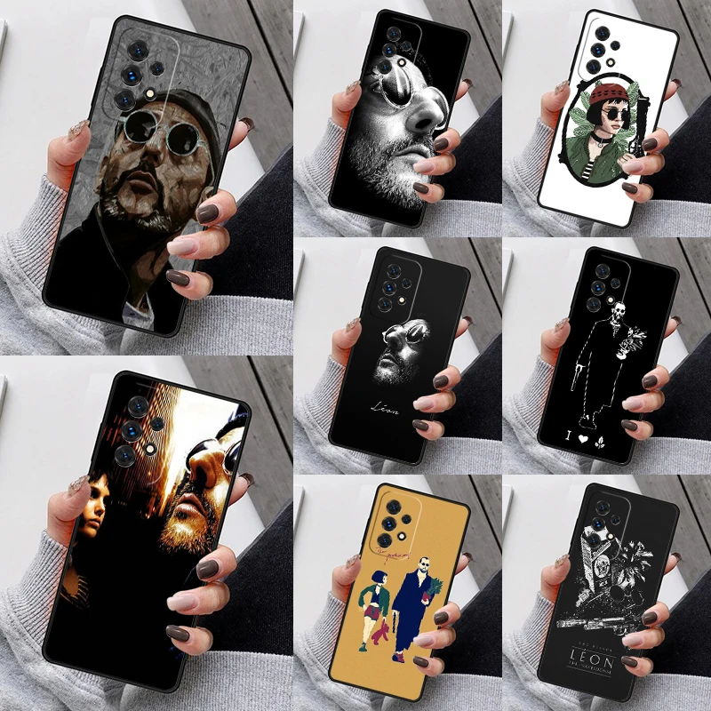 Killer Leon Phone Case For Samsung Galaxy S23 S21 S20 FE S24 S22 Ultra Note20 S10 S9 S8 Plus A40 A52 A12 A13 A53