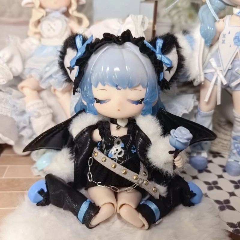 มีในสต็อกลิโรโร บลายด์บ็อกซ์ ไบนารี่ สวีทฮาร์ท ซีรีส์ 1/12 Bjd อะนิเมะรูปข้อต่อตุ๊กตาตกแต่งเครื่องประดับเด็ก