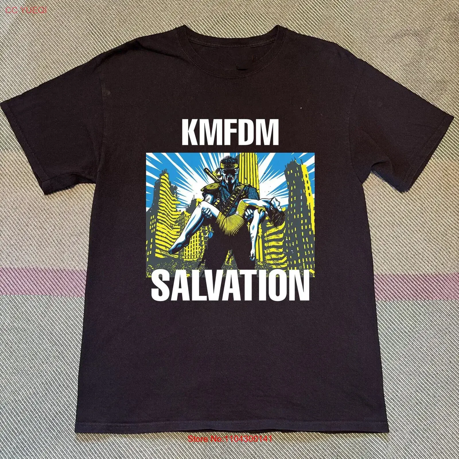 T-shirt KMFDM Salvation pour hommes et femmes, toutes tailles S 5XL, vintage, lavé, doux, polyvalent, mode homme, haut pour tous les jours