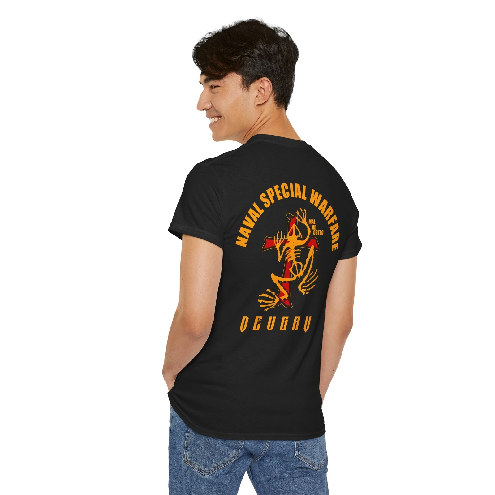 Naval Seal Team 6 DEVGRU Gold Squadron Bone Frog T-Shirt 100% Cotton O-Neck Short Sleeve Summer Casual Mens T-shirt Streetwear