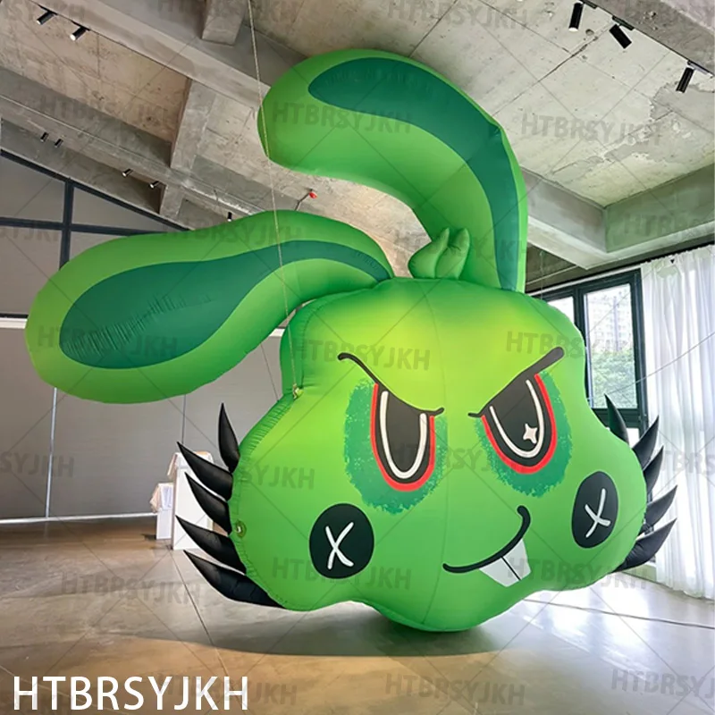 

Giant inflatable cartoon rabbit head, Easter Bunny wild animal mascot exhibition advertising decorative props