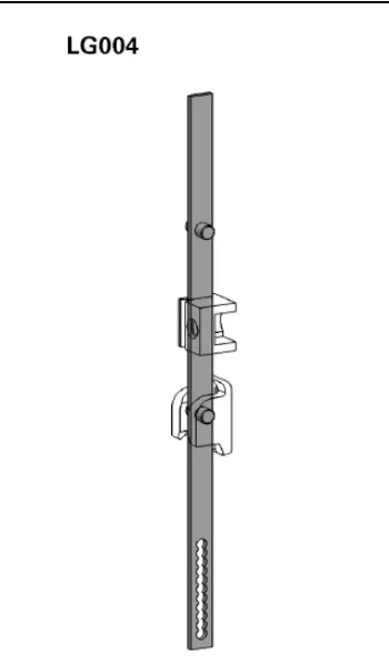 Haitan LG004 lock lever distribution box control cabinet heaven and earth connecting rod lock lever 10PCS