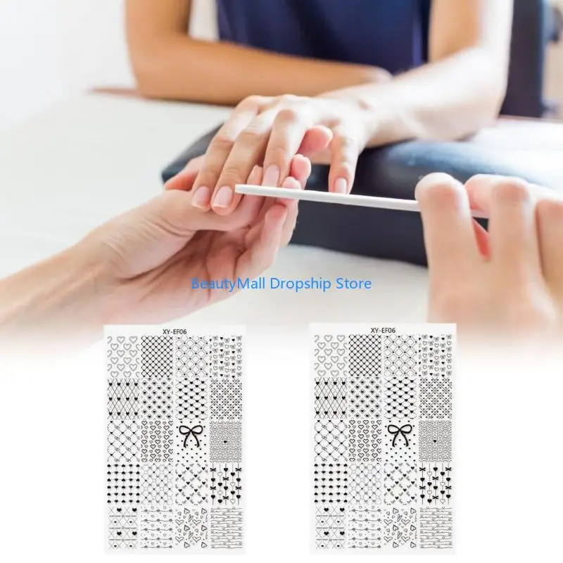 40JD Floral Designs Nails Art Stamping Plate Stamp Plate Plate Template Images Plates for Manicure Decors