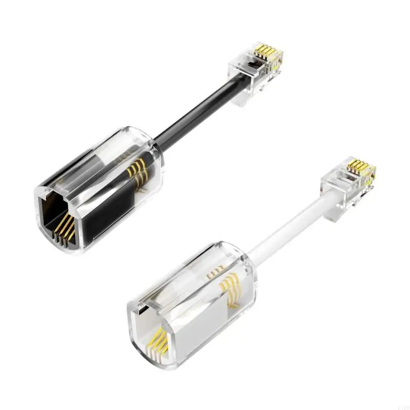 E1PF Rotatable Anti-tangle Cord Telephone Cord Detangler Untangling Twisted Cord Universal 360degree Rotatable Cable