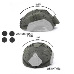 Team Wendy Exfil Ballistic Bump Helmet Cover Mesh XL  RG Tactical Equipment Gear Airsoft