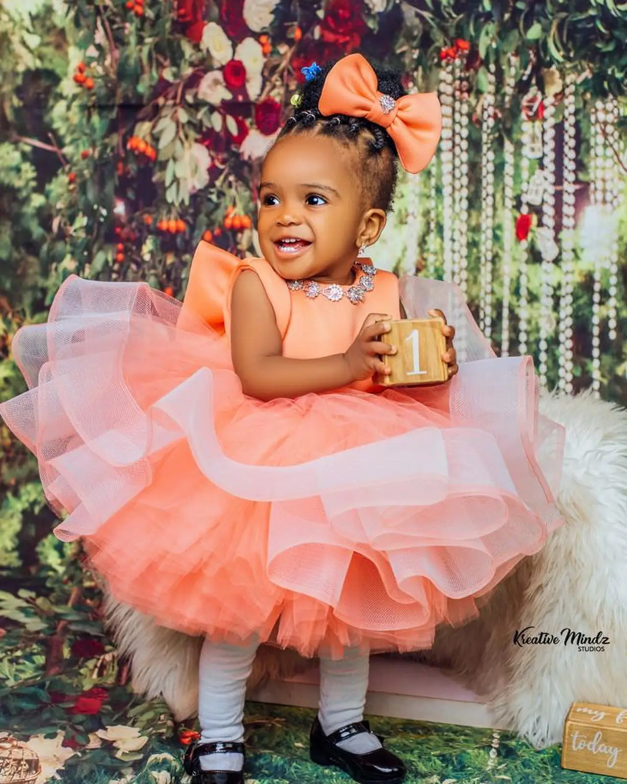 Vestido rosa de tul para niña de las flores, vestido de princesa con cuentas de cristal para fiesta de boda, cumpleaños de bebé, primera comunión