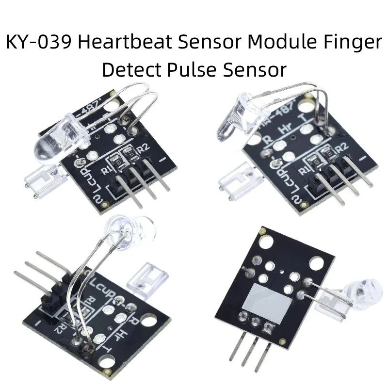 KY-039 Heartbeat Sensor Module Finger Pulse Detect Heart Rate Sensor for Arduino DIY Electronic Project