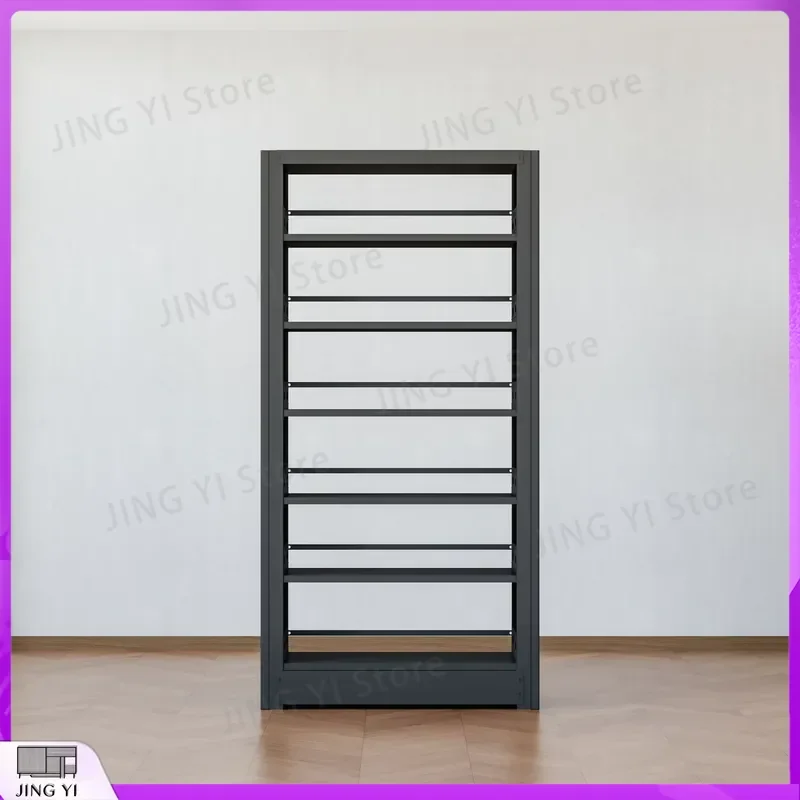 Steel Bookshelf for School Library Metal Display Shelf Heavy Duty Powder Coated Bookcase White Office Storage Rack Lab