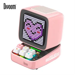 Divoom Ditoo-Pro Retro Pixel Art Altoparlante portatile Bluetooth Sveglia Tabellone LED fai-da-te, Regalo carino Decorazione della luce della casa