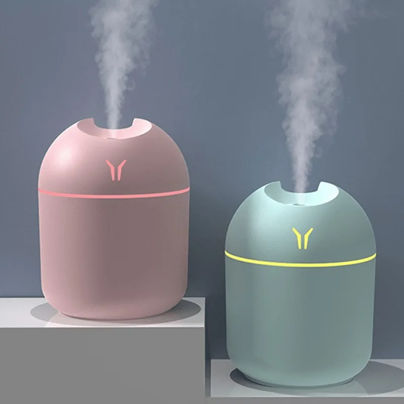 1pc Mini High Mist USB Air Humidifier, 1pc, Small Desktop Humidifier, Intelligent Car Aromatherapy Machine, PVC Material