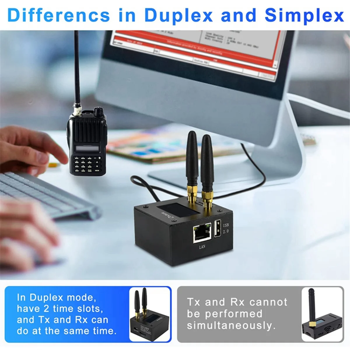 

For Raspberry Pi Orange Pi Duplex Hotspot Raspberry Pi mmdvm Duplex Hotspot Multi-Function Duplex Hotspot Board