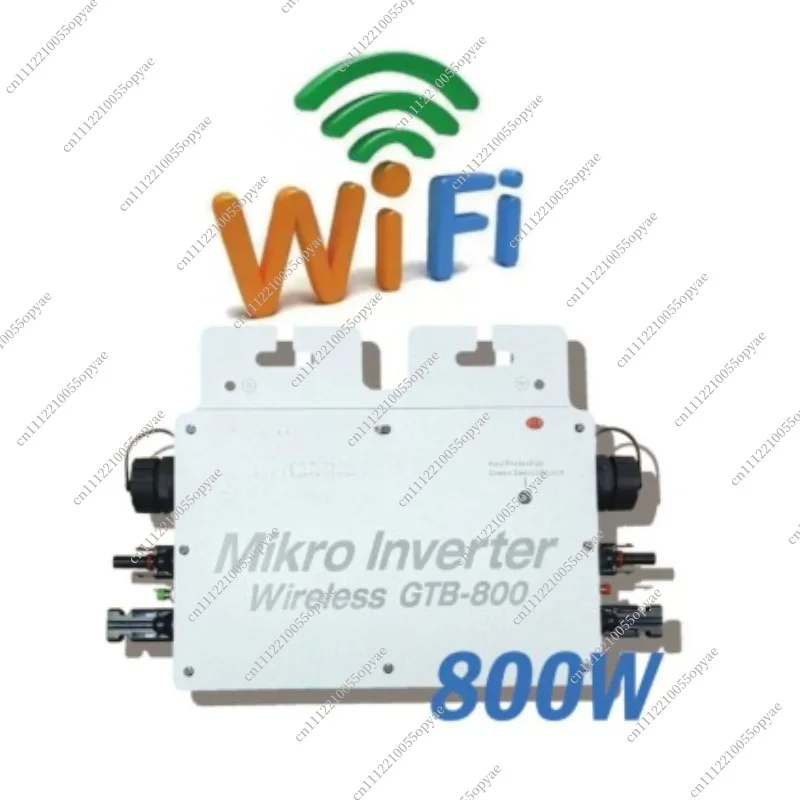 800W Grid-Tied Micro Inverter, WIFI Mobile Phone Control Solar Microinverter for Balcony Home Plug Play PV System