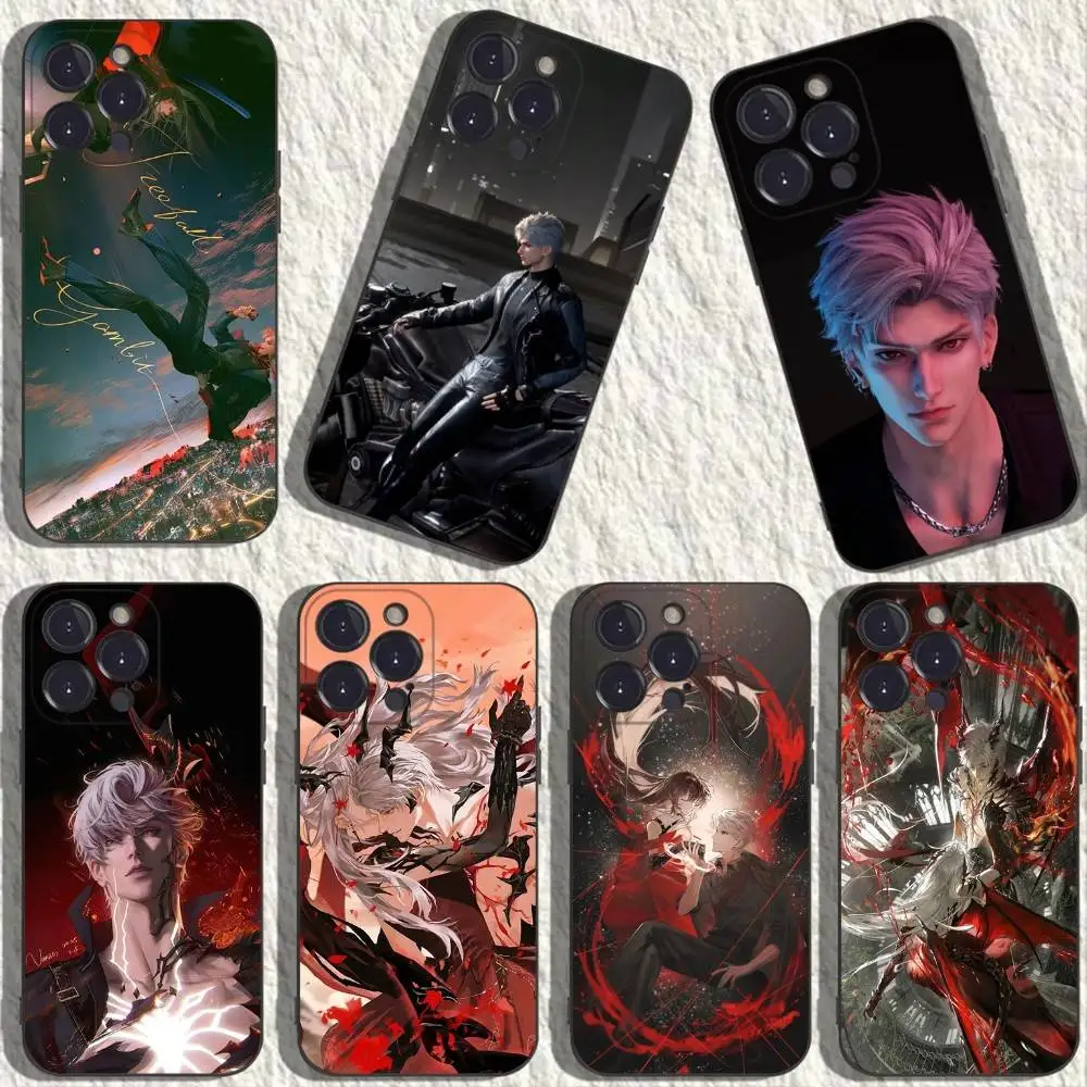 

Sylus Love And Deep Space Phone Case For iPhone 16,15,14,13,12,11 Plus,Pro Max,XS,X,XR,SE,Mini,8,7,Soft Silicone Black Cover