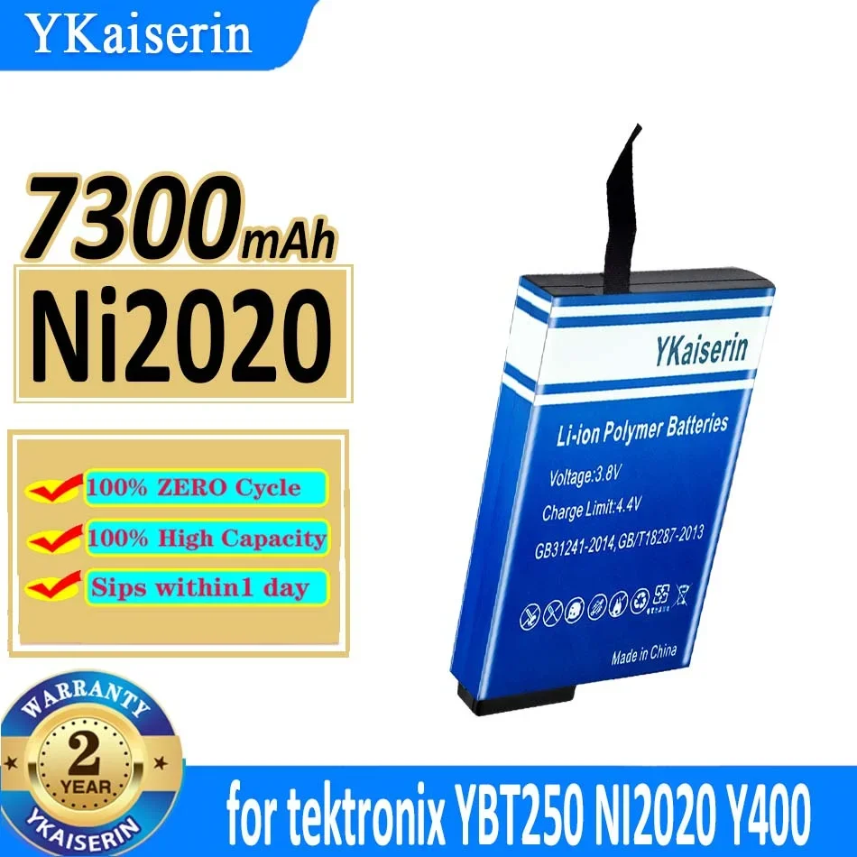 

7300mAh YKaiserin Battery for tektronix YBT250 Ni2020 Y400 Bateria