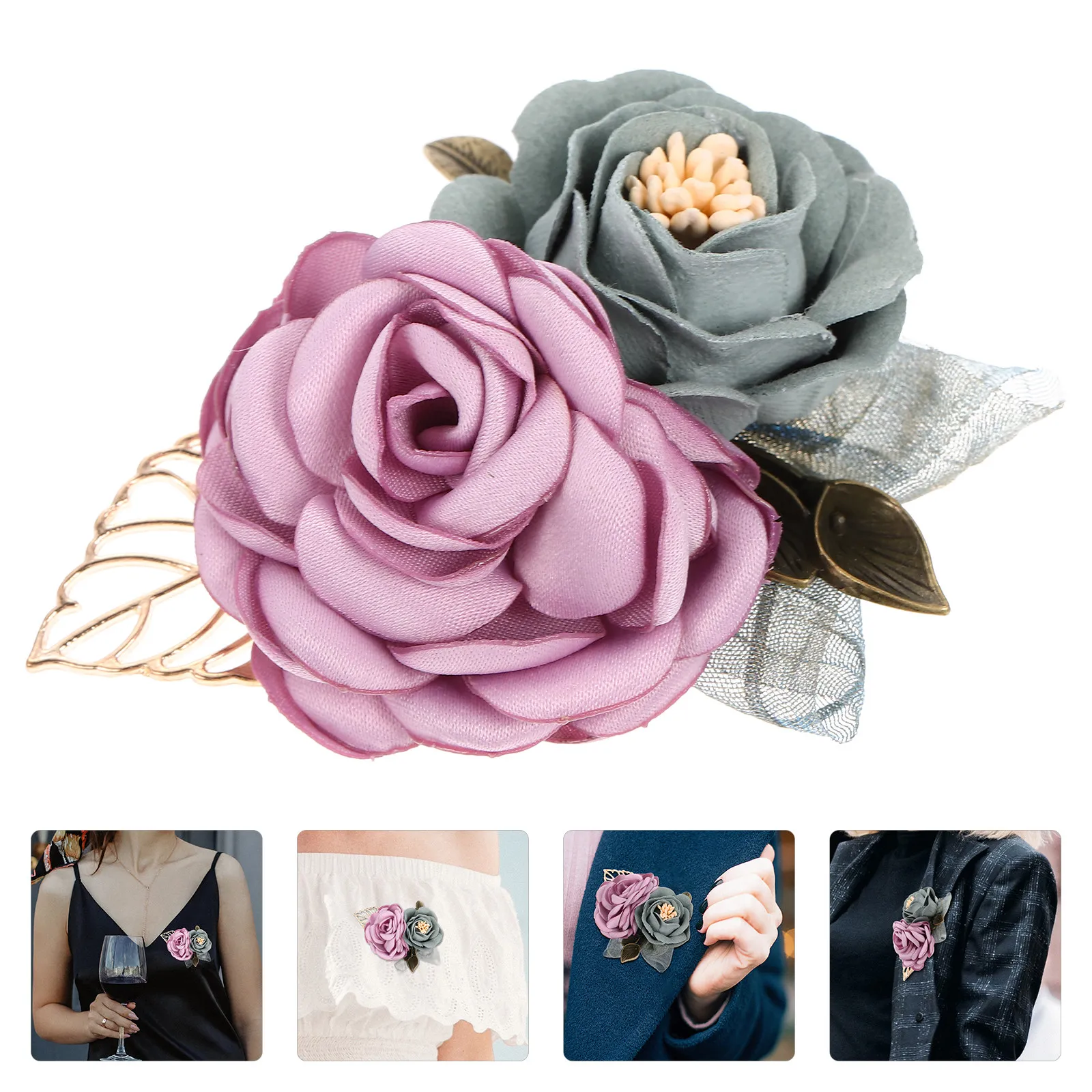 broche-de-flor-em-liga-de-cetim-de-uso-duplo-para-cabelo-feminino-para-casamento-dama-de-honra-corsage-festa-formal-banquete-uso-diario-artificial
