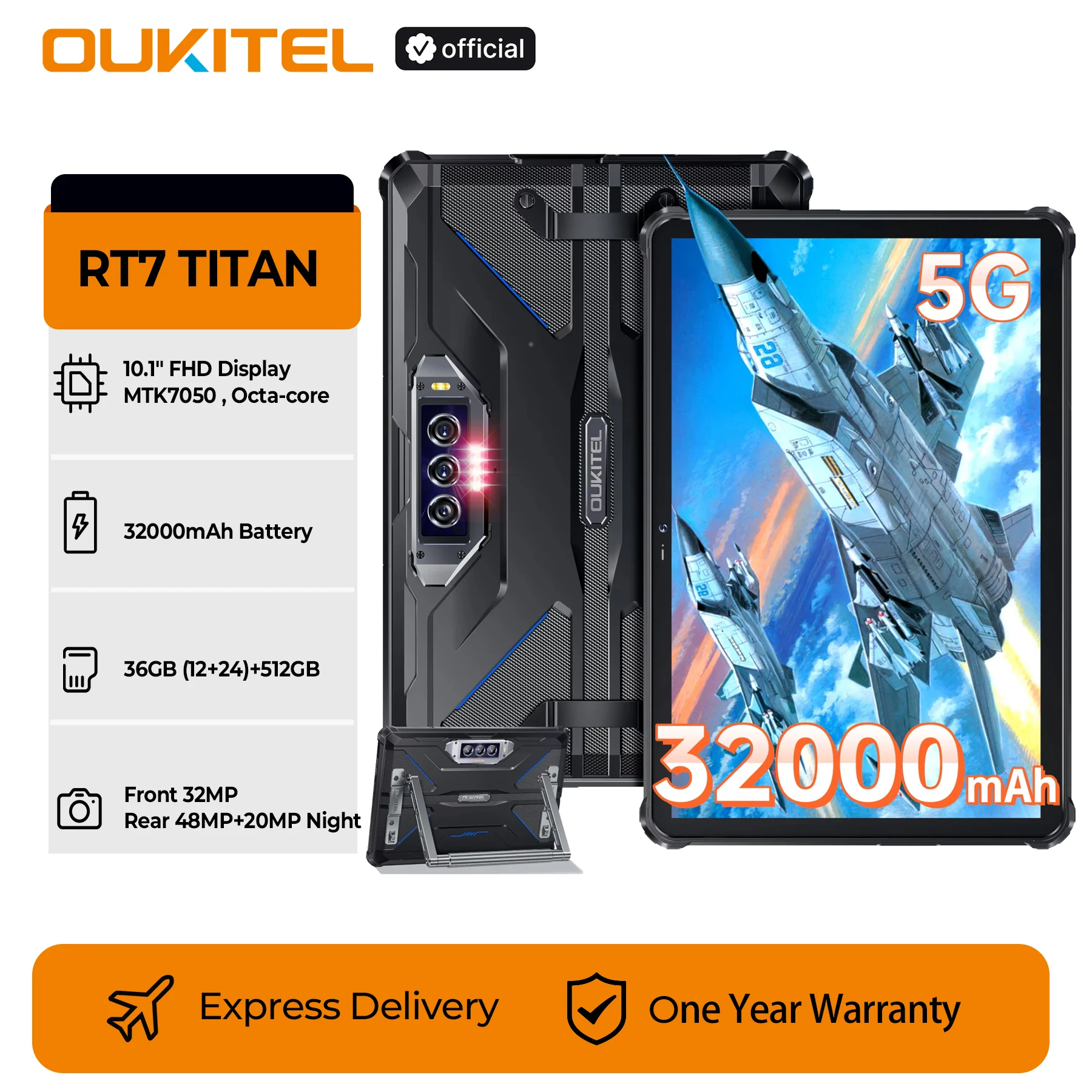 Oukitel RT7 Titan 5…