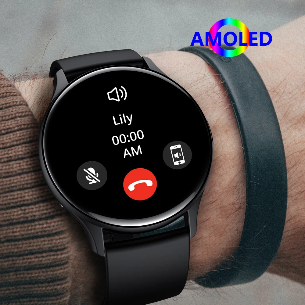 HK89 AMOLED ساعة ذكية 1.43 "بلوتوث دعوة صوت مساعد NFC اللياقة البدنية الرياضة الصحة الرجال النساء Smartwatch للهاتف أندرويد #3