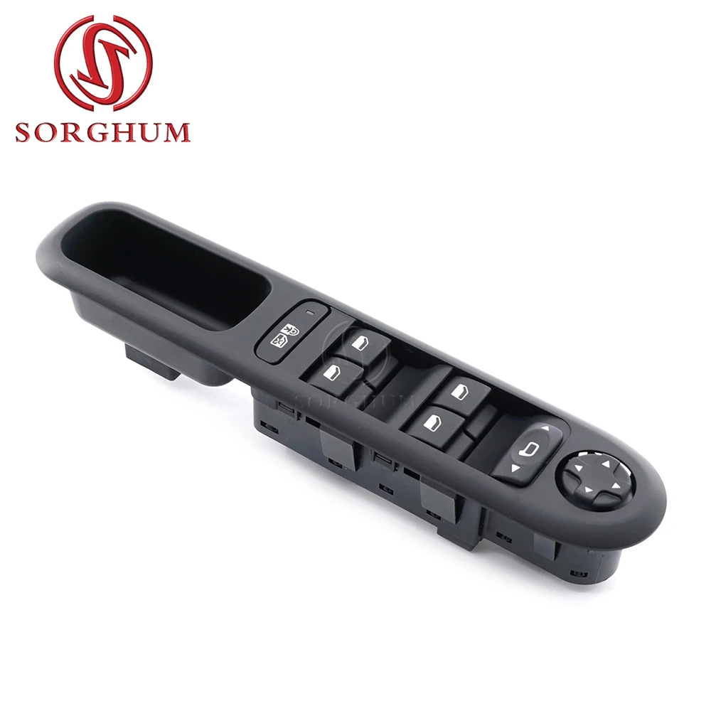 SORGHUM Master Power Window Switch Left Front Door Lifter Switch 96650620ZD 6490X5 For Peugeot 3008MPV 5008 Hatchback Wagon