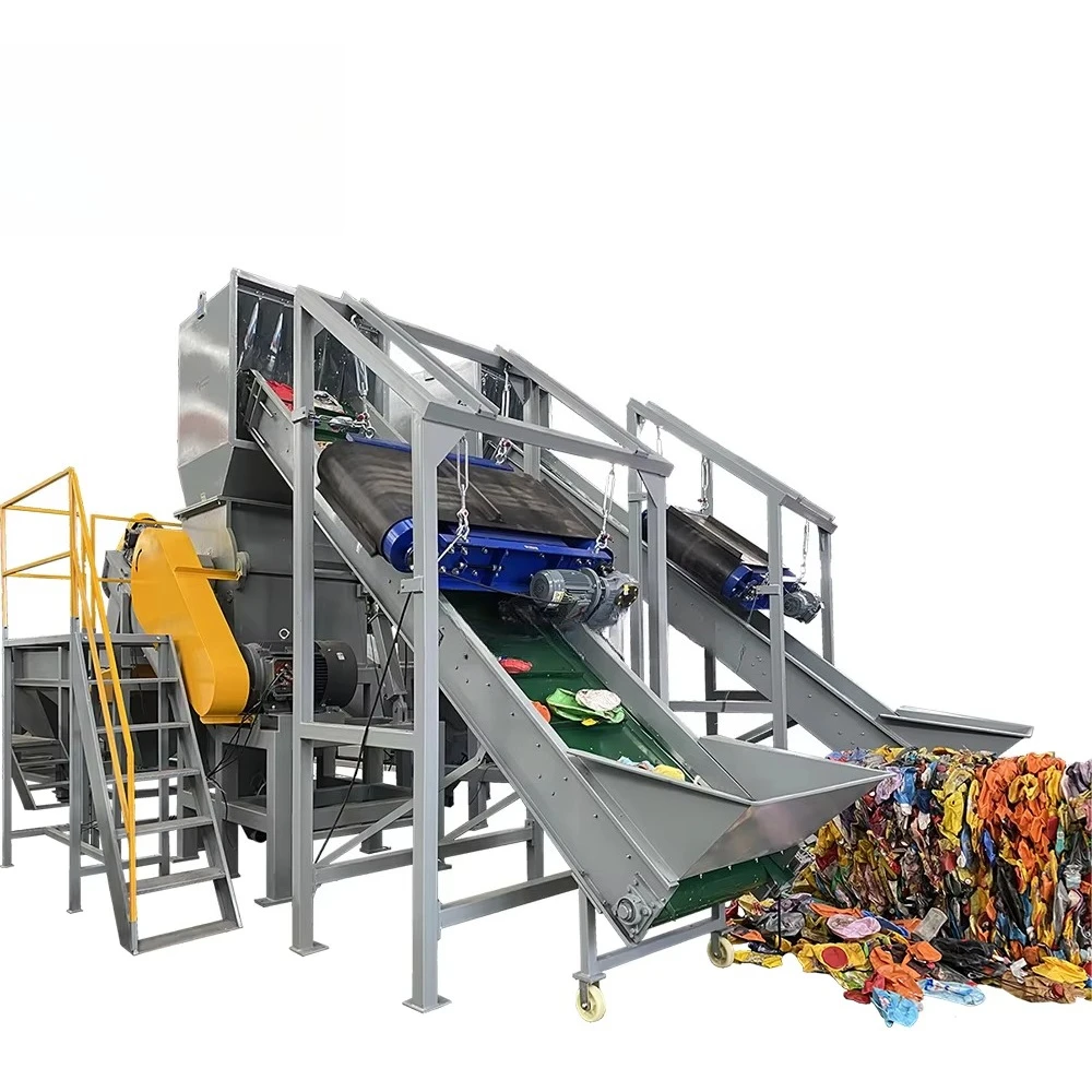 300-1000kg/h Plastic PE PP Bottle Flakes Washing Line PE Hdpe Ldpe Film Recycling Machine Pe Film Washing Line Customized