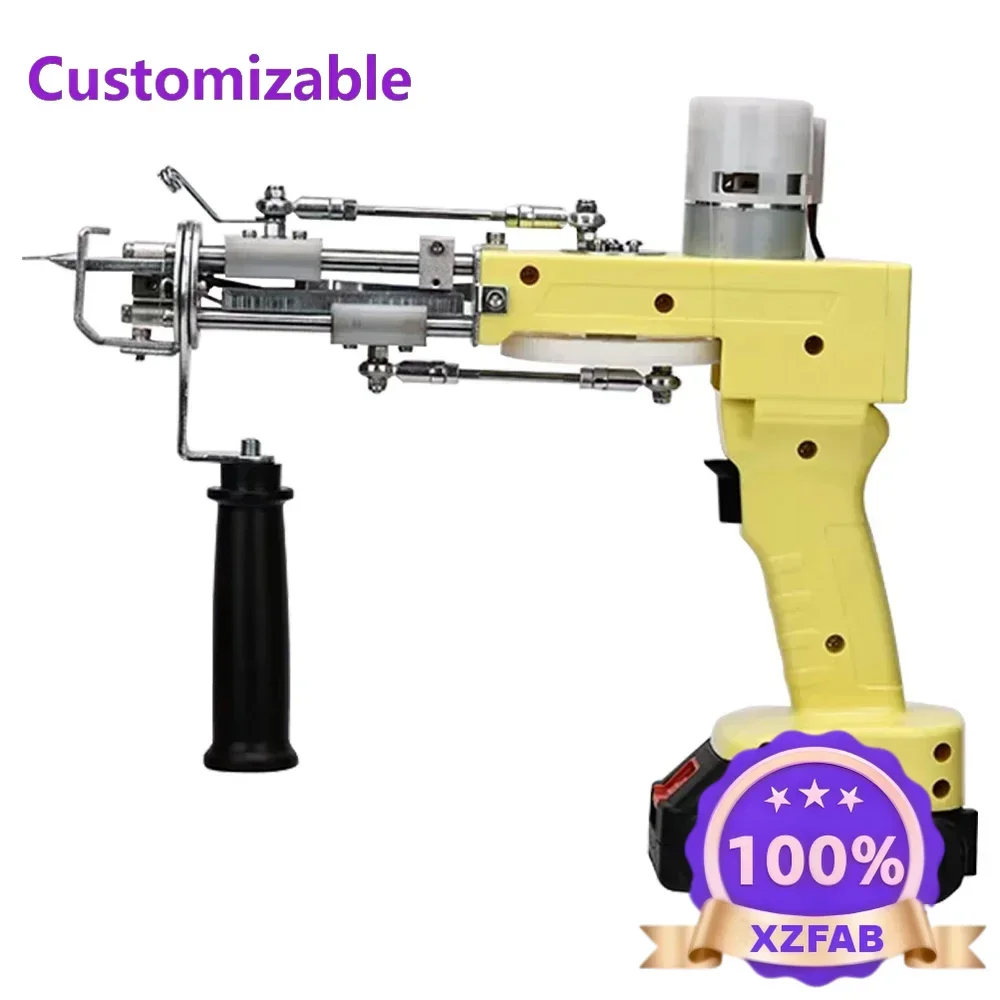 Factory Direct 2026 High Quality Wireless Tufting Gun 2 IN 1 Set Carpet Electric Knitting Pistol Weaving Flocking Rug Machine