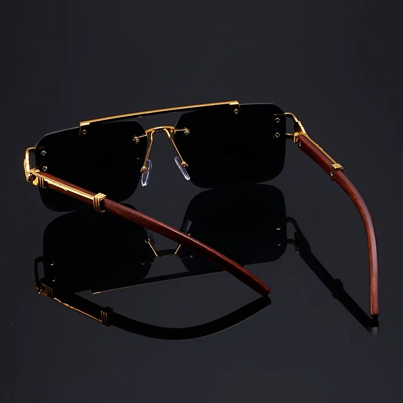 Ins 2024 Luxury Designer UV400 Sunglasses Women Girls New Trendy Rimless Sun Glasses Ladies Vintage Small Round Gafas De Sol