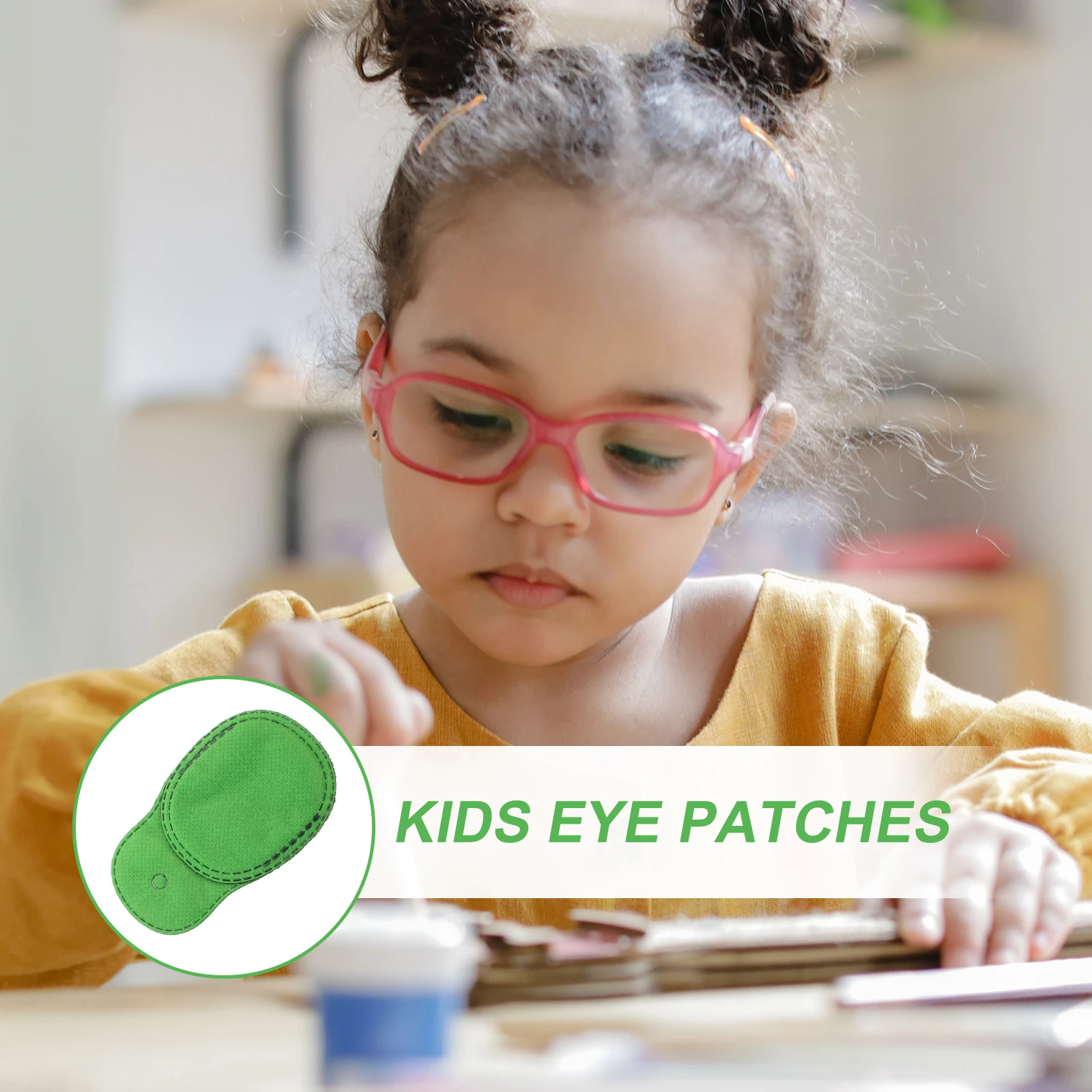

Kids Eye Patches Amblyopia Light Blocking Small Blindfold Comfortable Breathable Eye Pad Eyeshade Postoperative Monocular