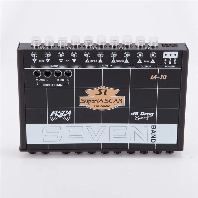 EQ Equalizer 7 Band Car Audio Amplifier Class D Fever Tuner Universal Car Audio System