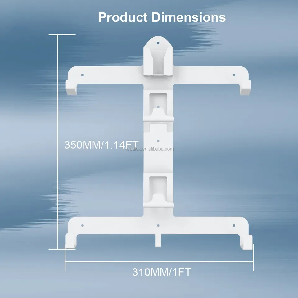 

JYS-P5158 Wall Mount For PS5 Headset Remote Control Wall Storage Rack For PS VR2 Wall Mount Holder Stand