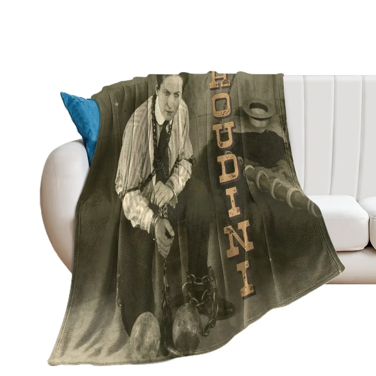 World-famous escape artist - Harry Houdini Throw Blanket for sofa Designers Blankets