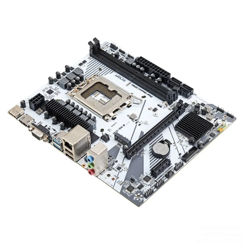 

H610VH4 H610E-B/W Desktop M.2 main board supports 12th generation cpu dual channel memory LGA1700