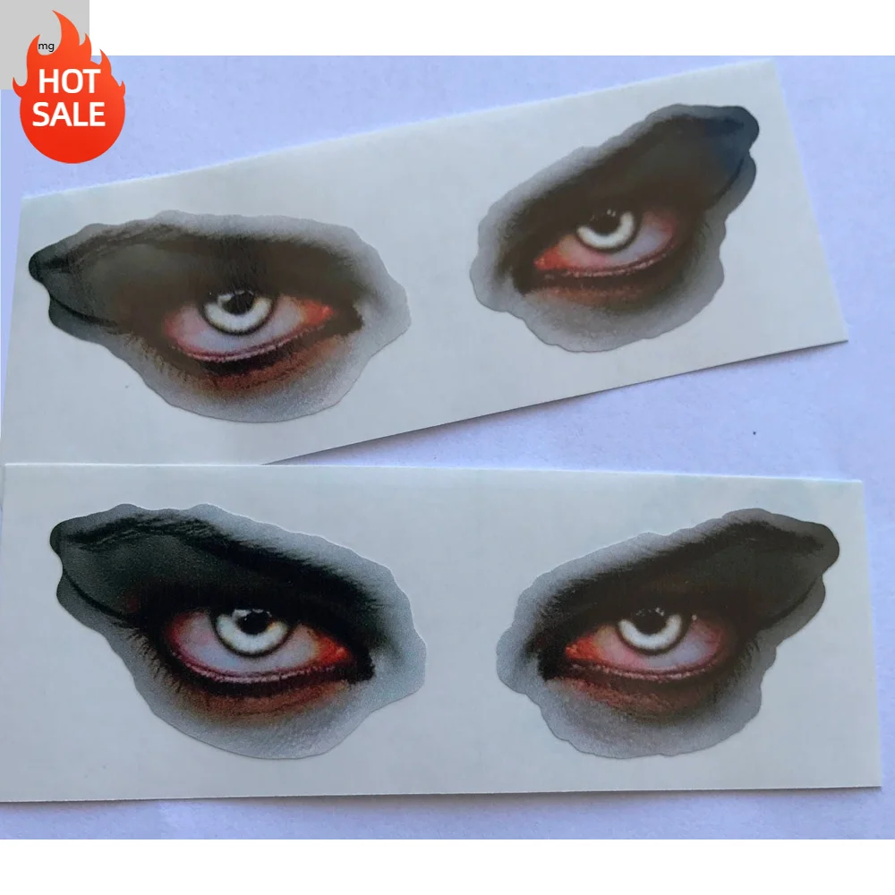Evil Eyes 2 Piece Pair Vinyl Car Sticker Self Adhesive Decal For Car Bumper And Rear Window Decorative Design