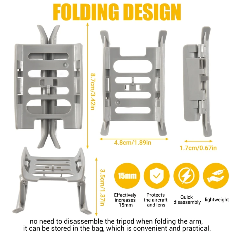 Landing Gear For DJI Mavic Mini/Mini 2/Mini SE Quick Release Height Extended Leg Protector Feet Extensions Accessories