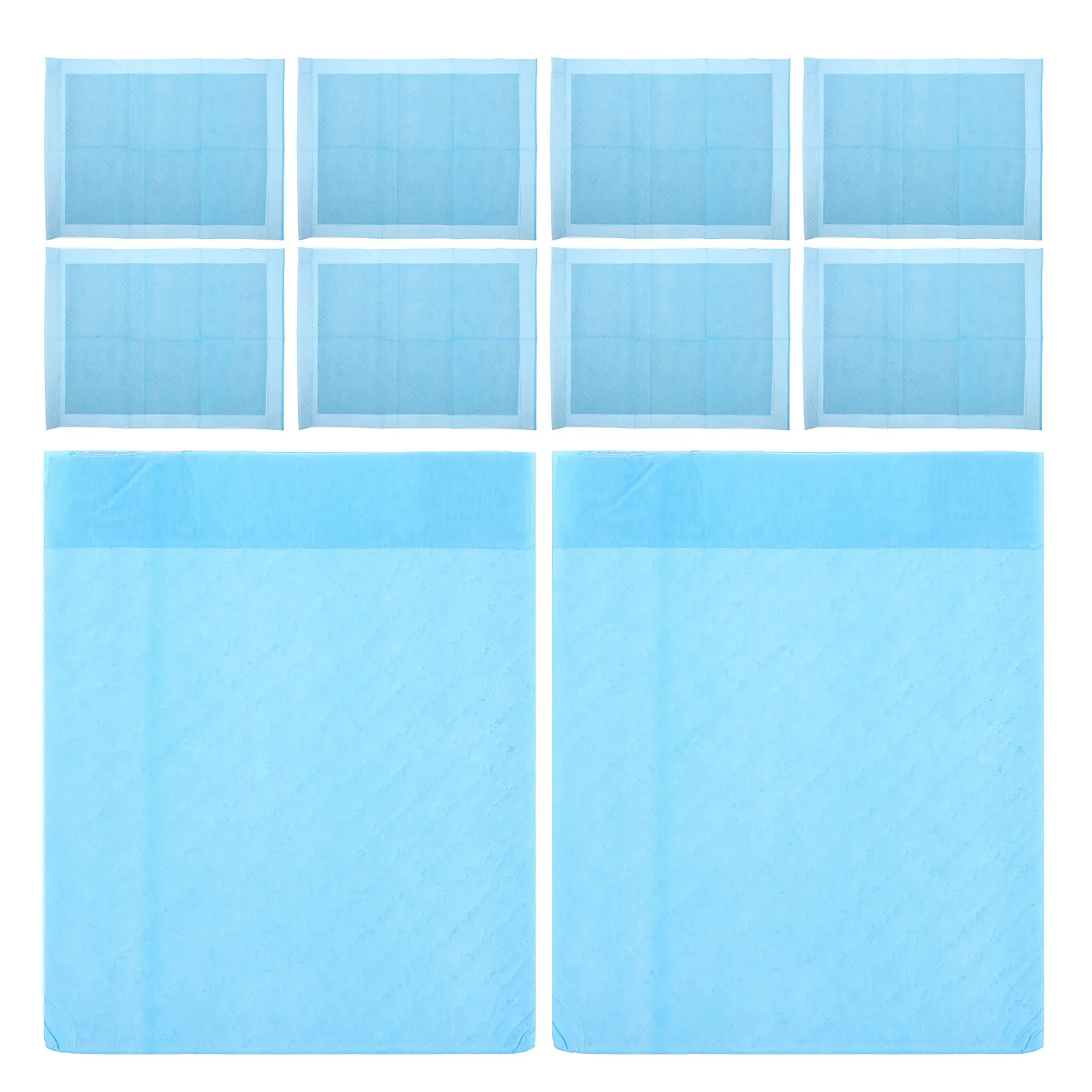 10Pcs Pet Bird Cage Liners Water-Absorbing Bird Poop Pad Thick Non-Toxic Pe Non-Woven Cage Bottom Mats for Small Animal Cages