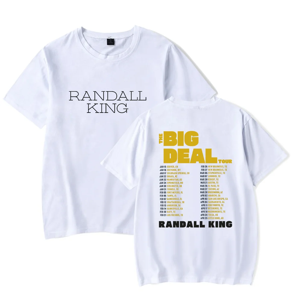 Randall King Merch The Big Deal Tour 2026 T-Shirt Show Short Sleeve Album Unisex Clothing Streetwear For Summer