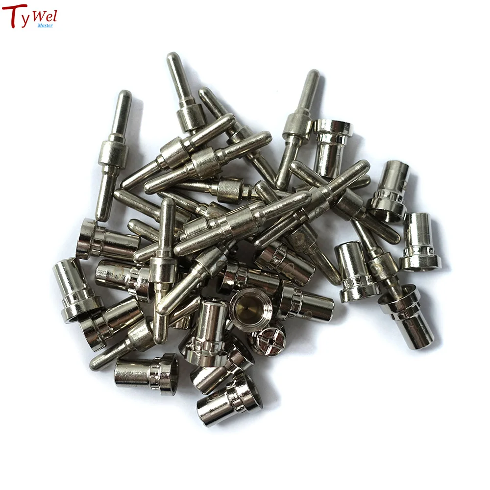 40pcs PT31 Plasma Cutting Torch Consumable Long Swirl Baffle 40A PT-31 Metal Cutter Torch Tip Electrode Nozzle