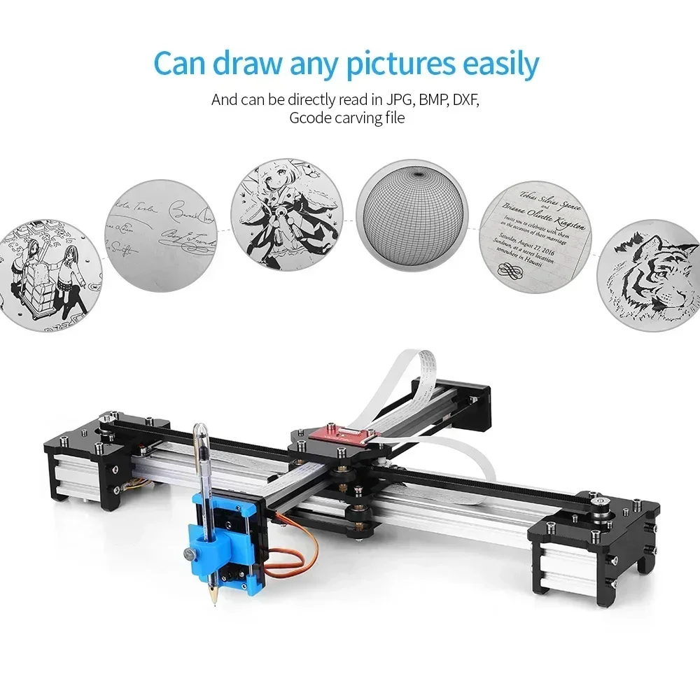 Desktop DIY Assembled XY Plotter Pen Drawing Robot Drawing Machine Painting Handwriting Robot Kit 100-240V