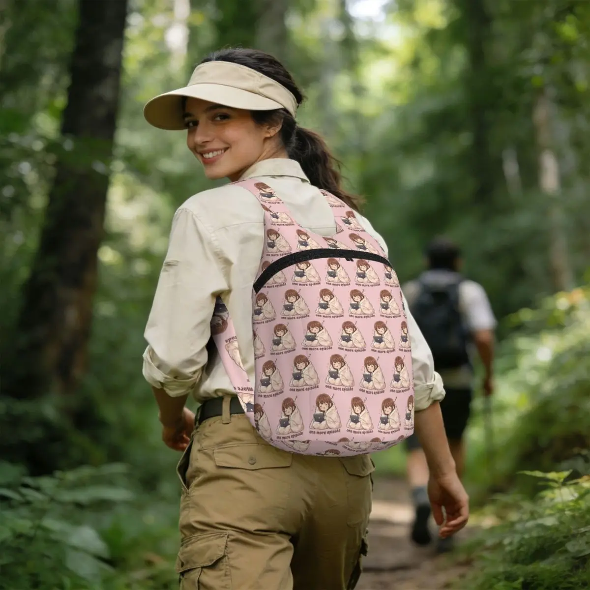 

One More Episode Cute Kdrama Student Backpack School Bag Hiking Travel Daypack for Boys Girls Storage Bookbag Shoulder Bags